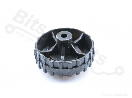 Wheel for 2mm axle 18mm yellow